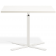 Boost Gas Lift Single Leg Table for Rectangular Tops